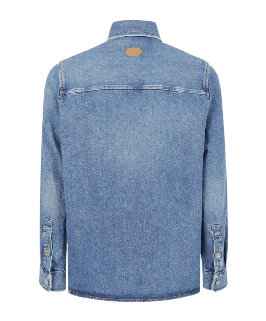 Jacob Cohen Button-Up Denim Shirt Jacket