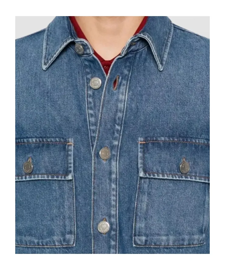 Jacob Cohen Button-Up Denim Shirt Jacket