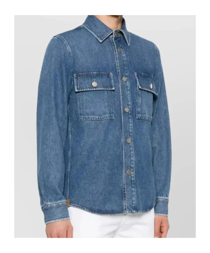 Jacob Cohen Button-Up Denim Shirt Jacket