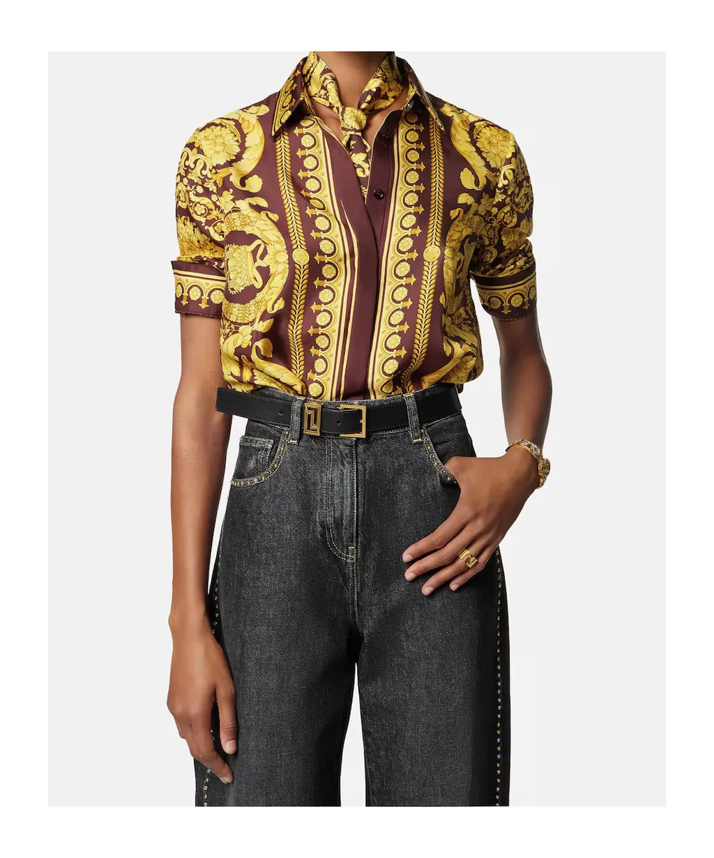 Barocco-Print Scarf