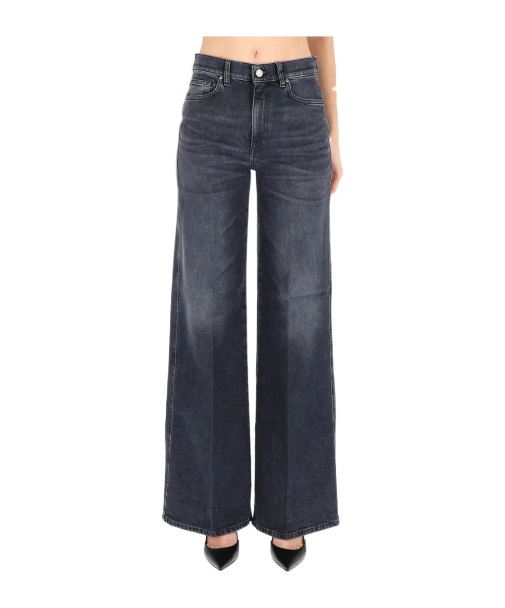 Pt Torino Cindy High-Rise Wide-Leg Jeans