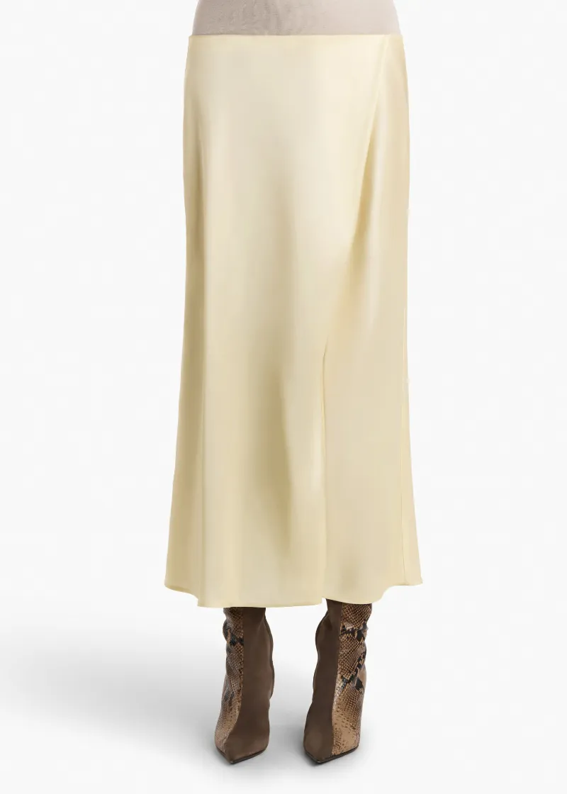 Khaite A-Line Midi Skirt