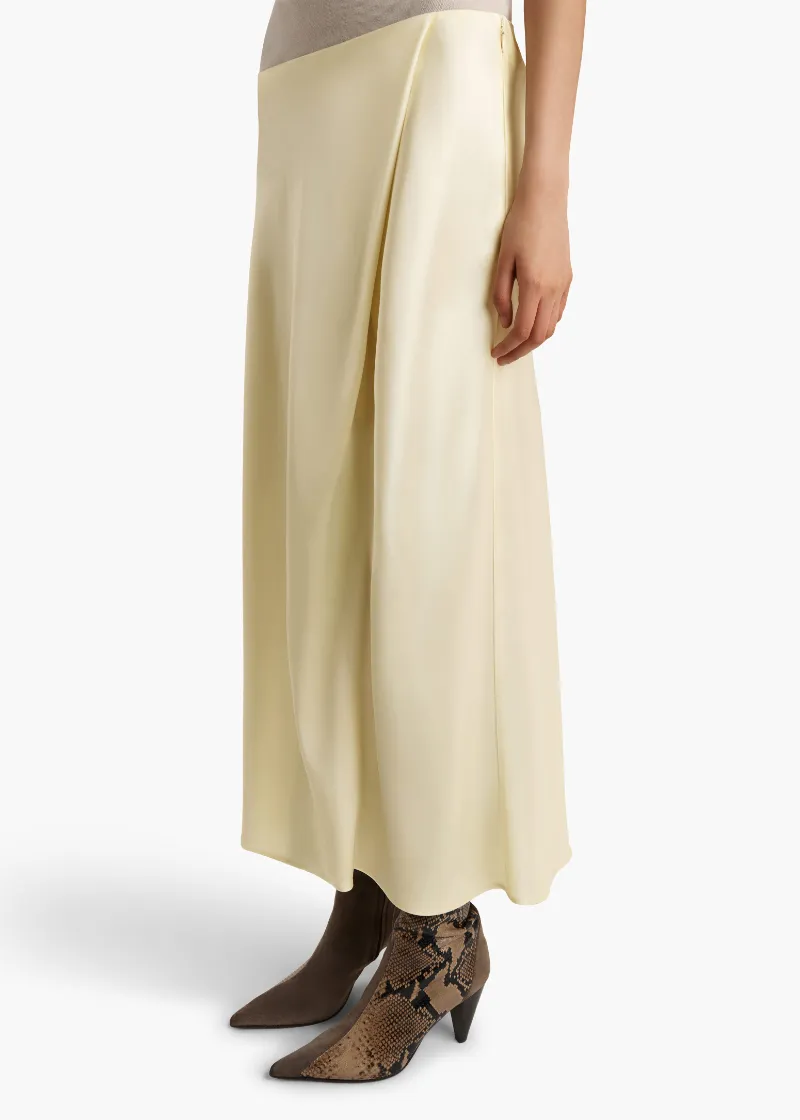 Khaite A-Line Midi Skirt