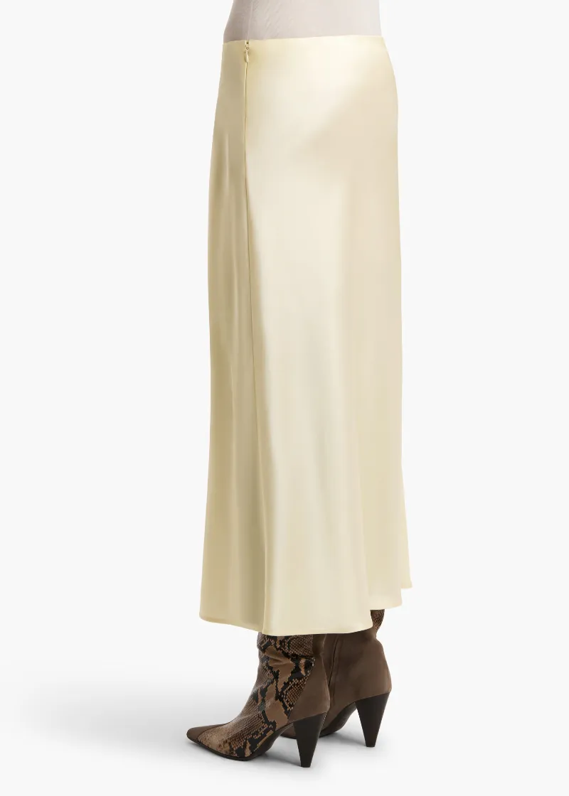 Khaite A-Line Midi Skirt