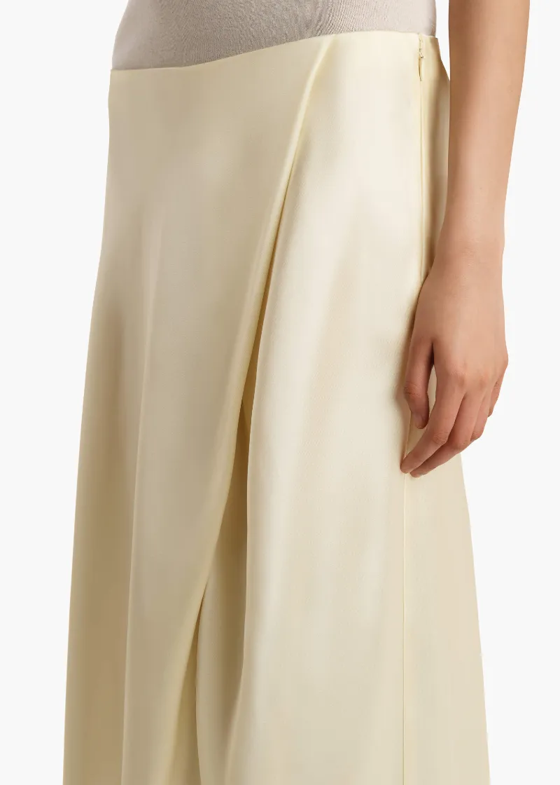 Khaite A-Line Midi Skirt