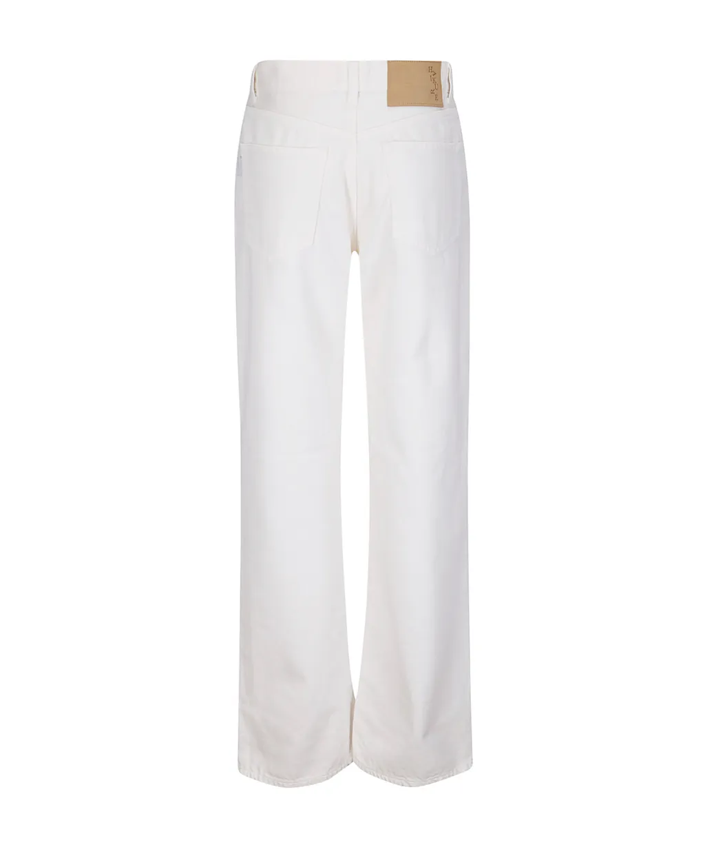 Haikure Logo Patch Wide-Leg Jeans