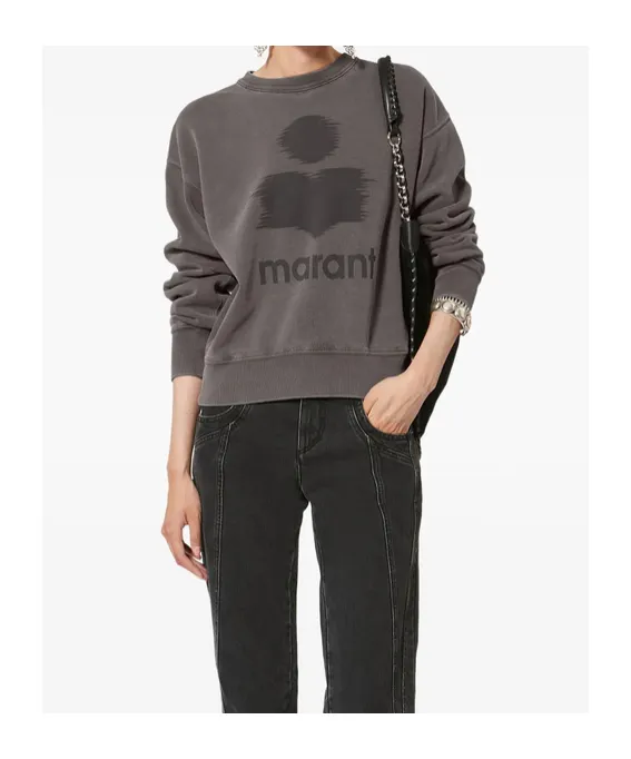 Isabel Marant ÉToile Logo Printed Crewneck Sweatshirt