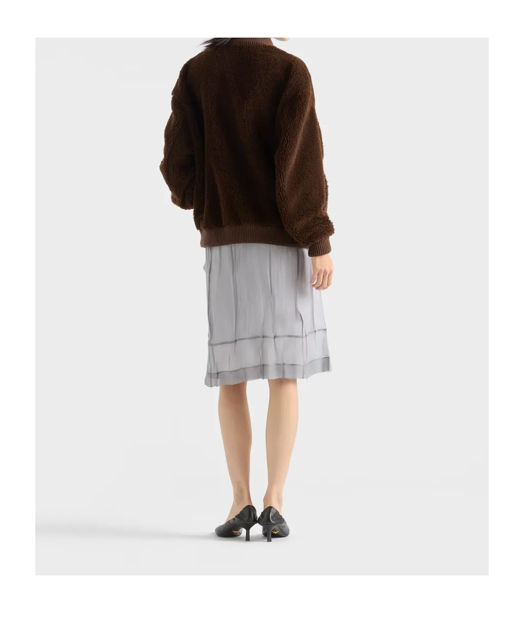 Prada Zip-Up Bomber Jacket