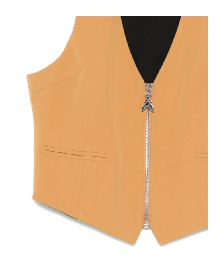 V-Neck Zip Vest