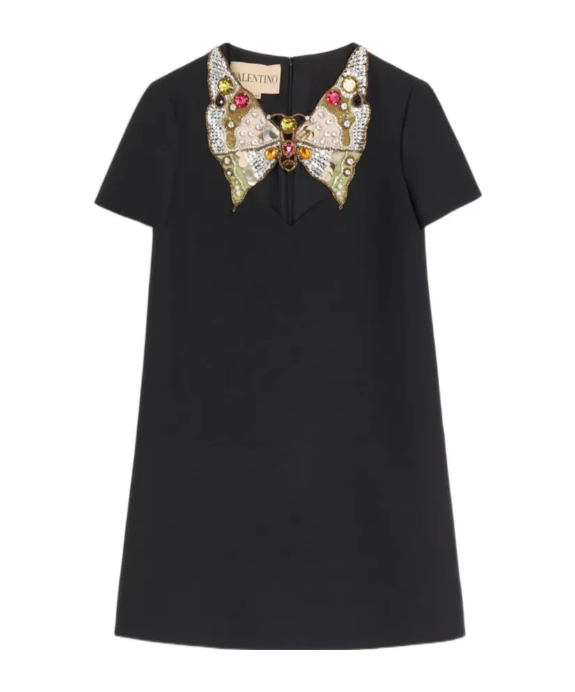 Valentino Embellished Bow Dress