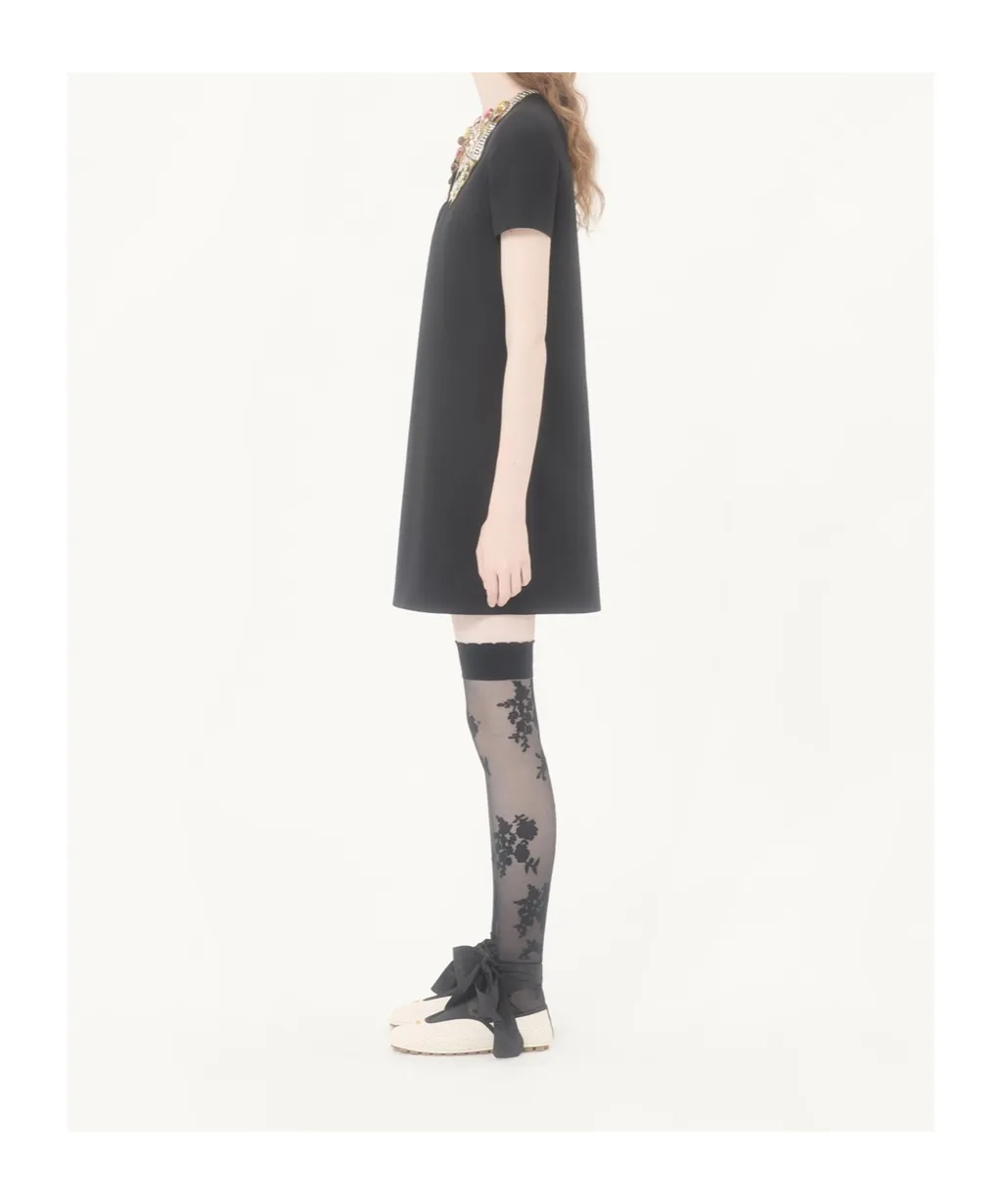 Valentino Embellished Bow Dress