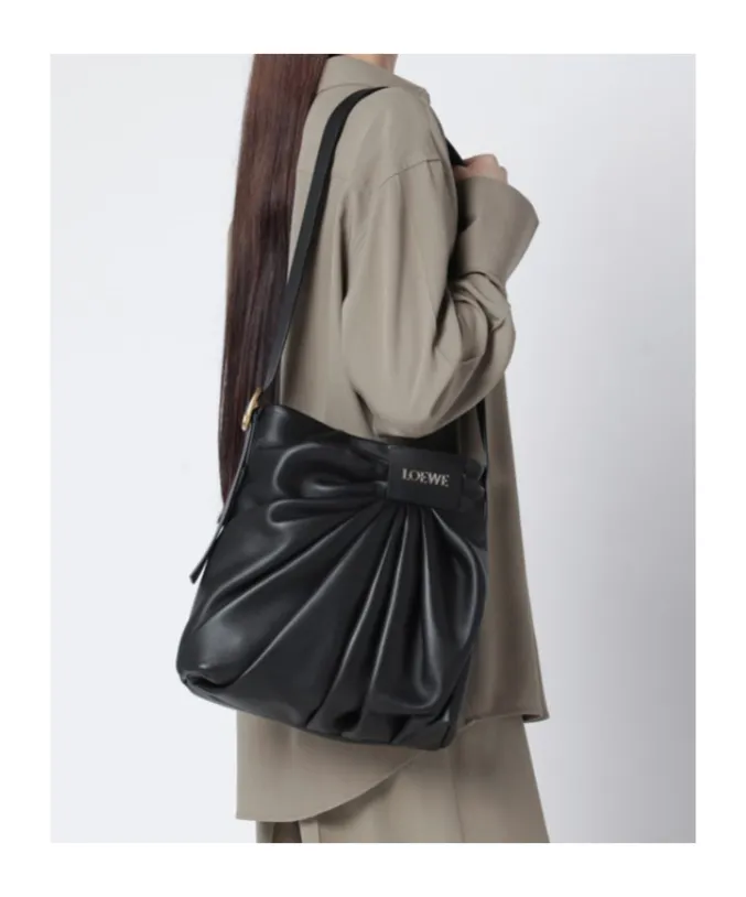 Flamenco Purse Tote Bag In Black/Chestnut Brown
