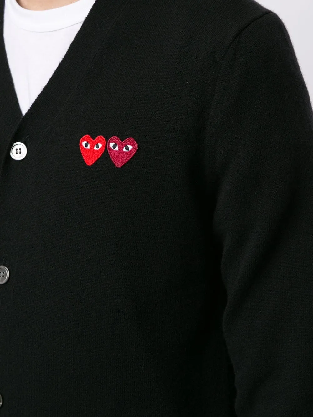 Embroidered Logo Cardigan