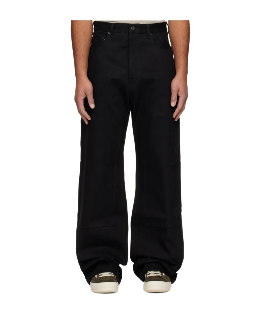 Non-Stretch Wide-Leg Jeans