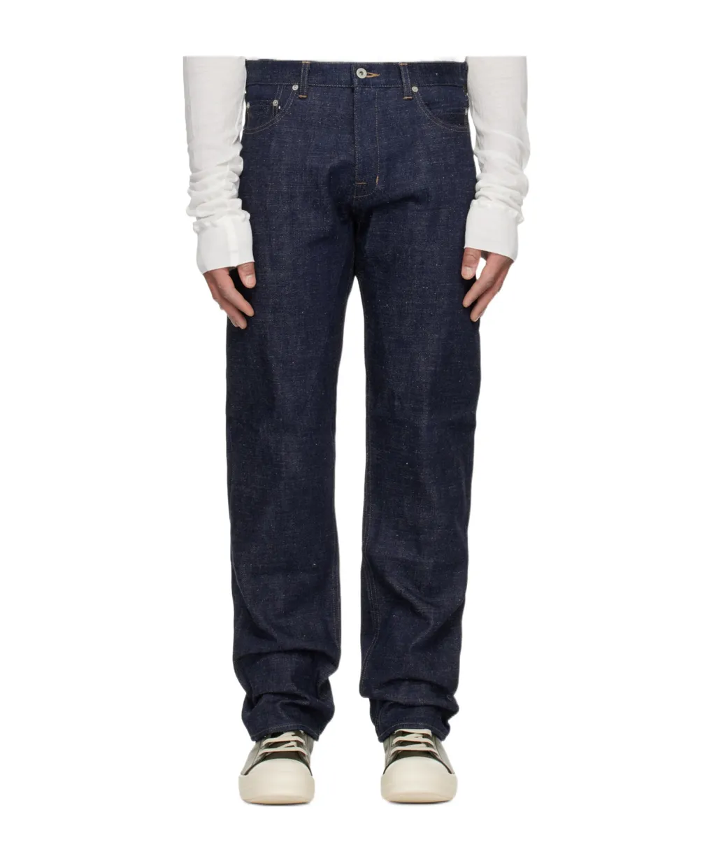 Non-Stretch Straight Leg Jeans