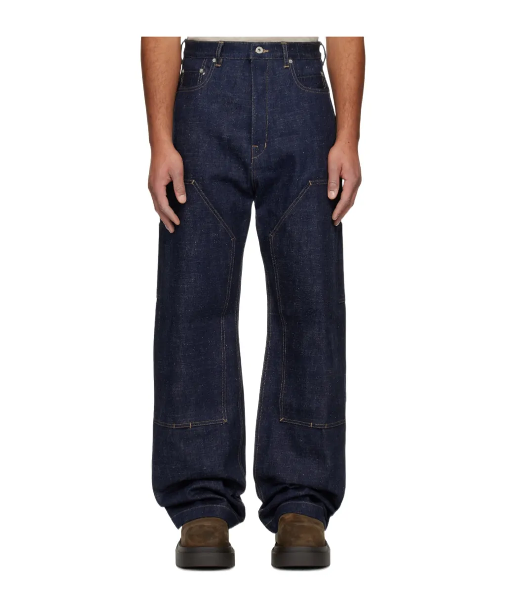 Panelled Design Jeans