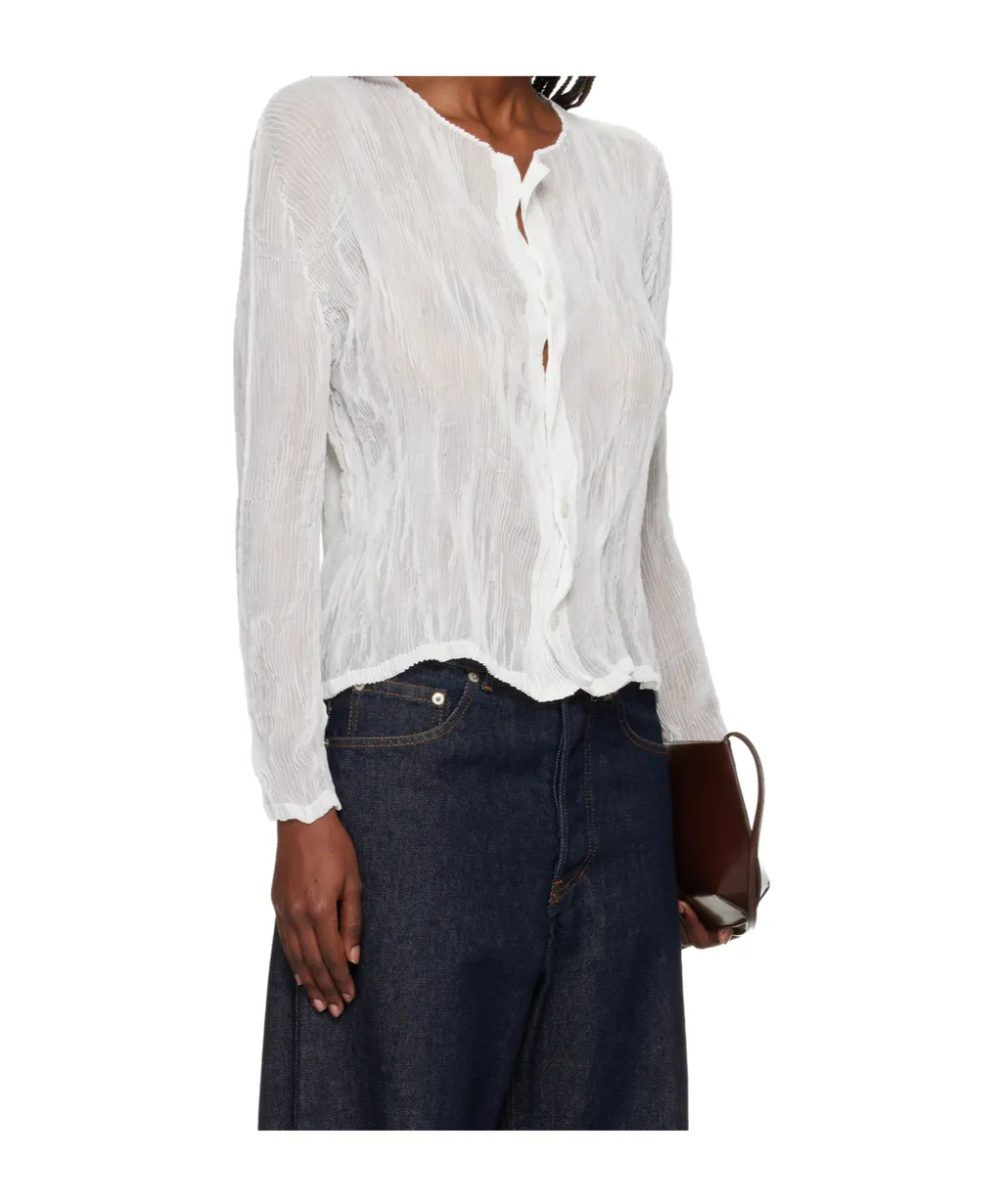 Button-Down Long-Sleeved Knitwear