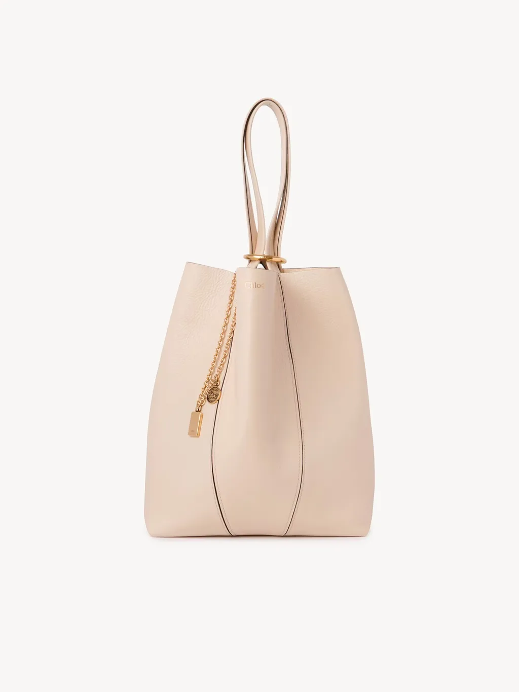 Spin Leather Tote Bag
