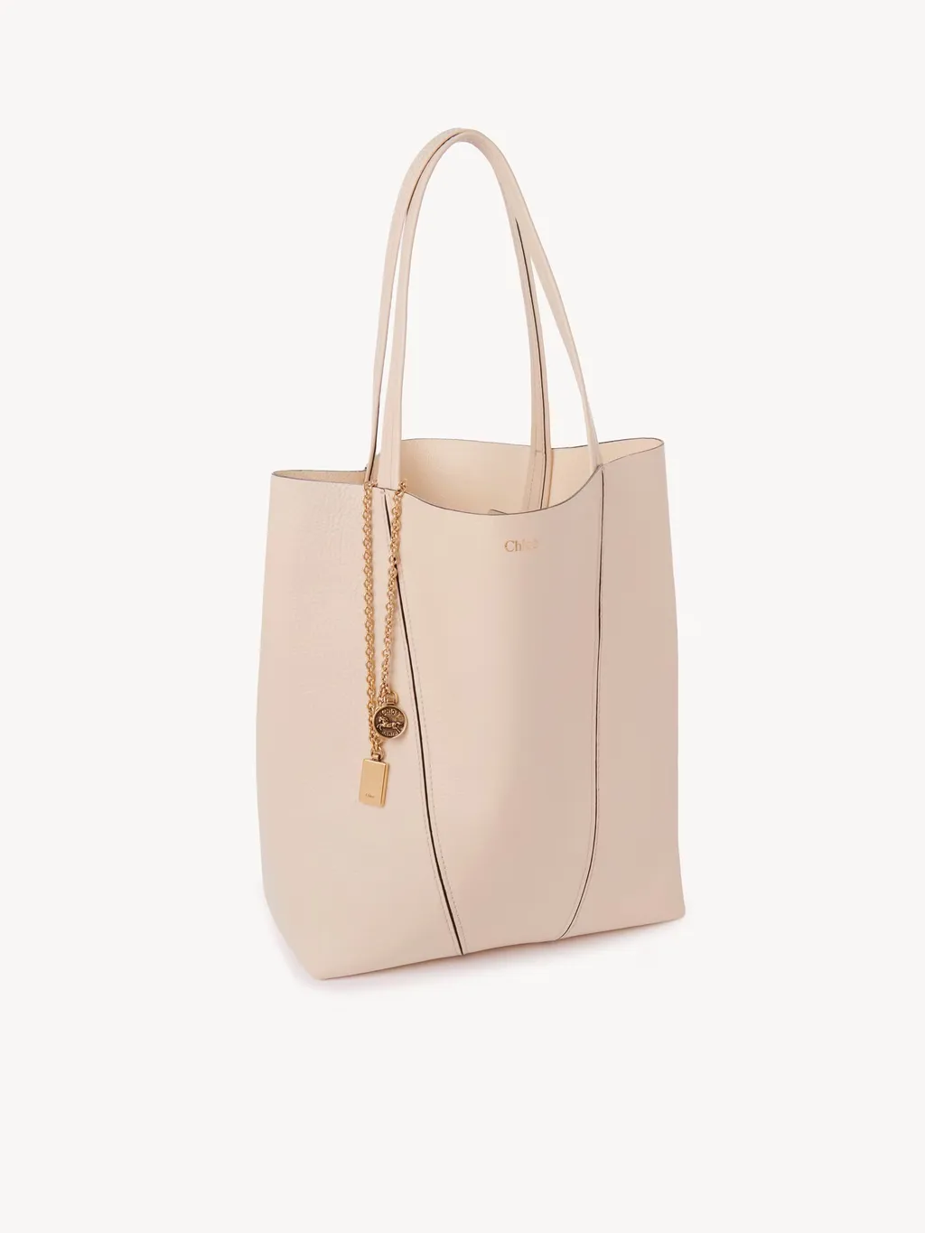 Spin Leather Tote Bag