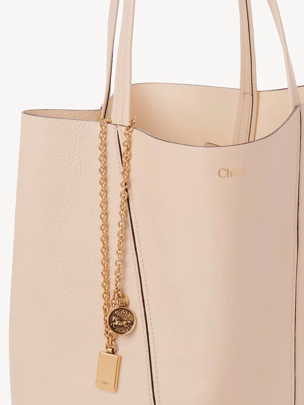 Spin Leather Tote Bag