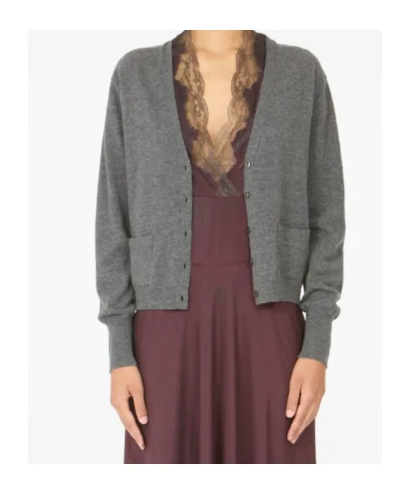 Maison Margiela Long-Sleeved V-Neck Cardigan