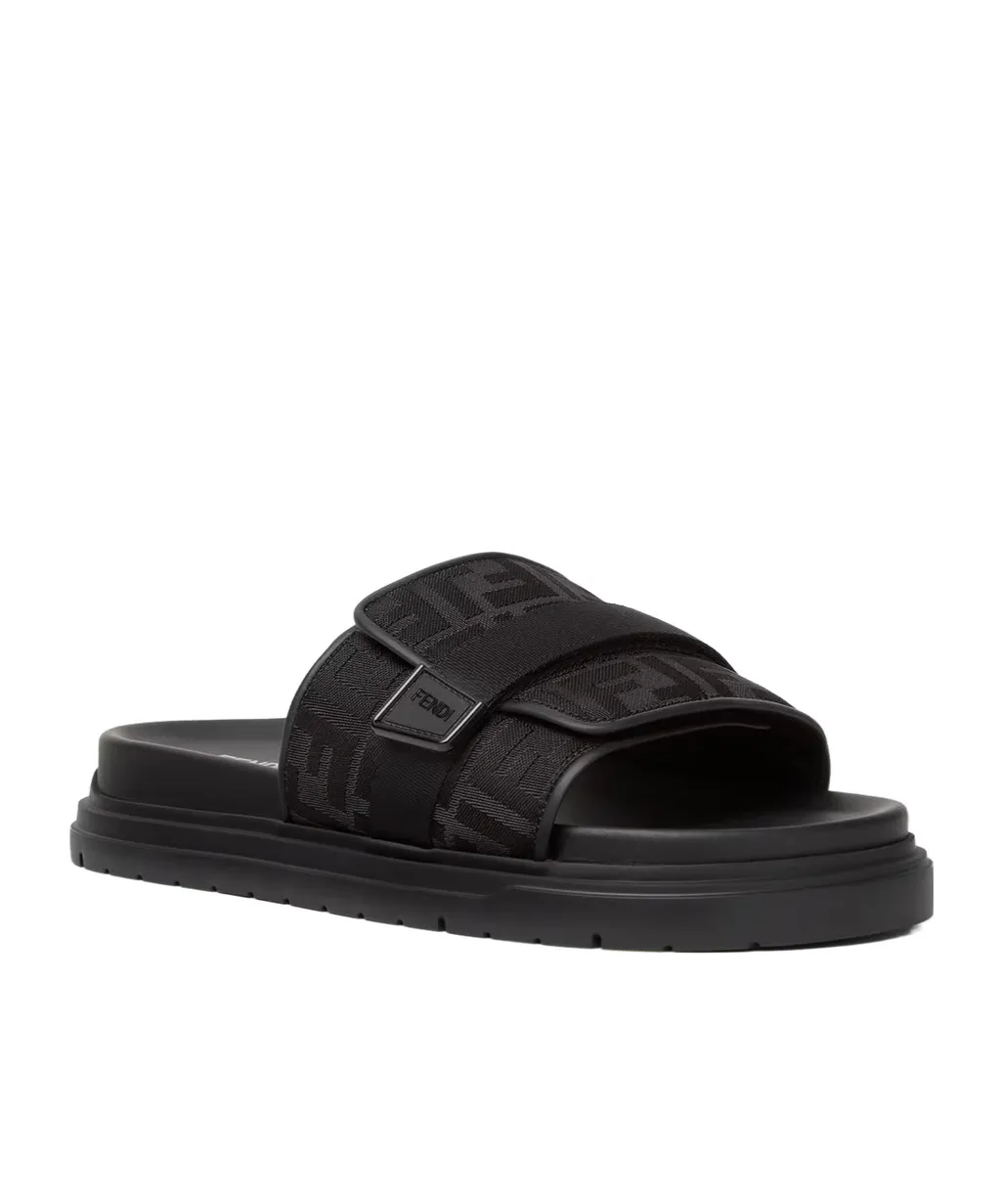 Fendi Chunky Monogrammed Slides
