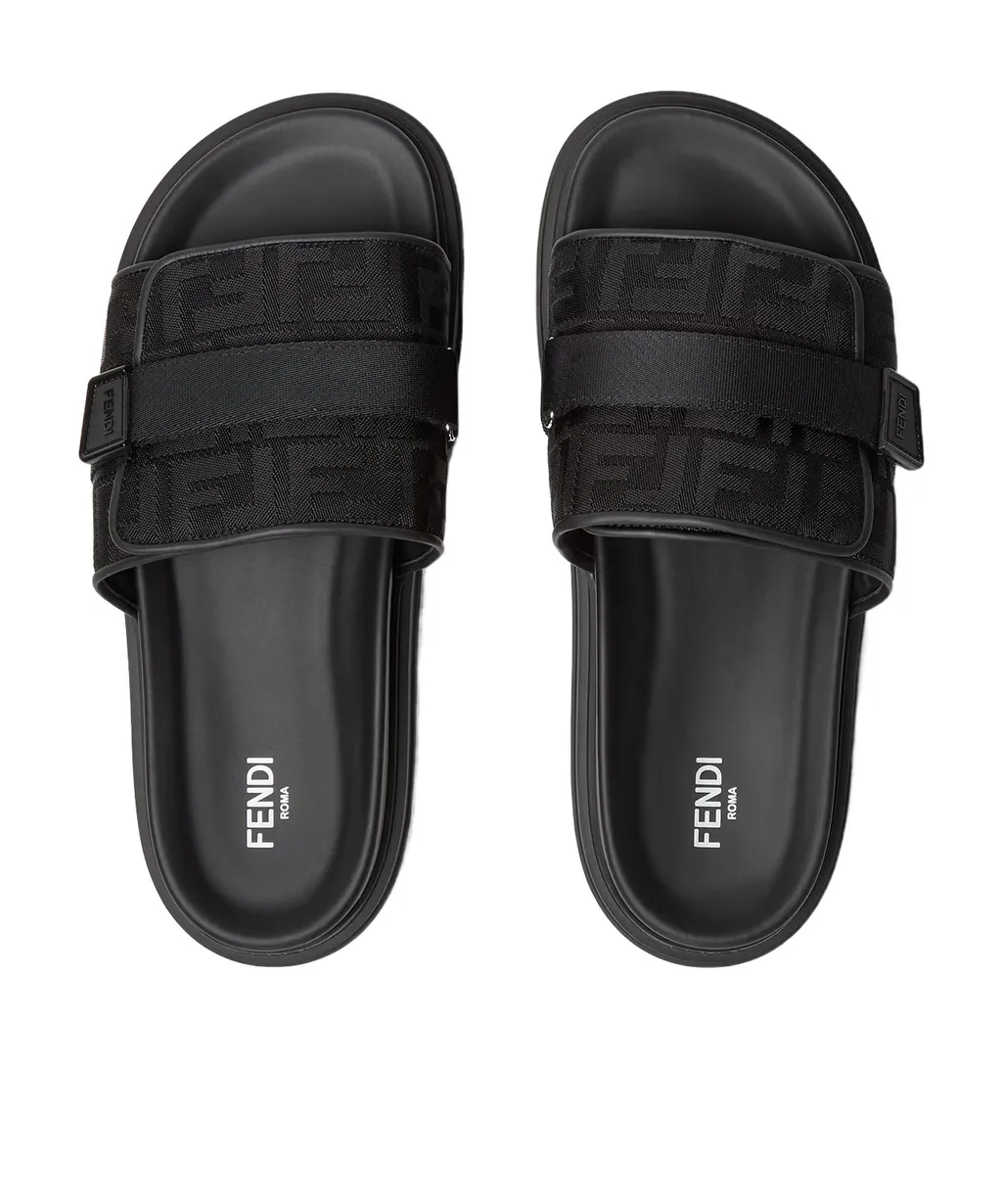 Fendi Chunky Monogrammed Slides
