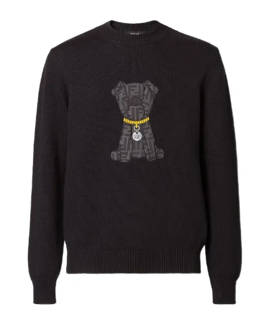 Black Wool Jumper