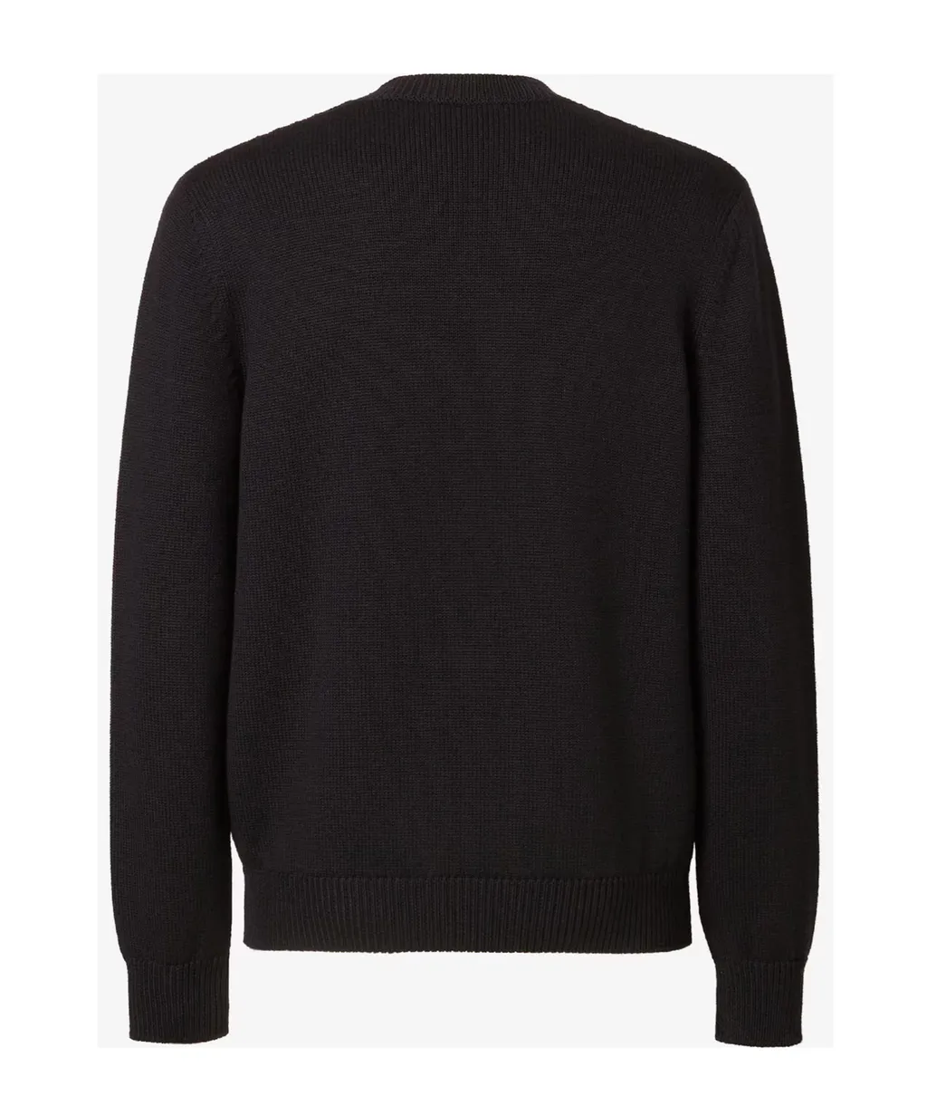 Black Wool Pullover