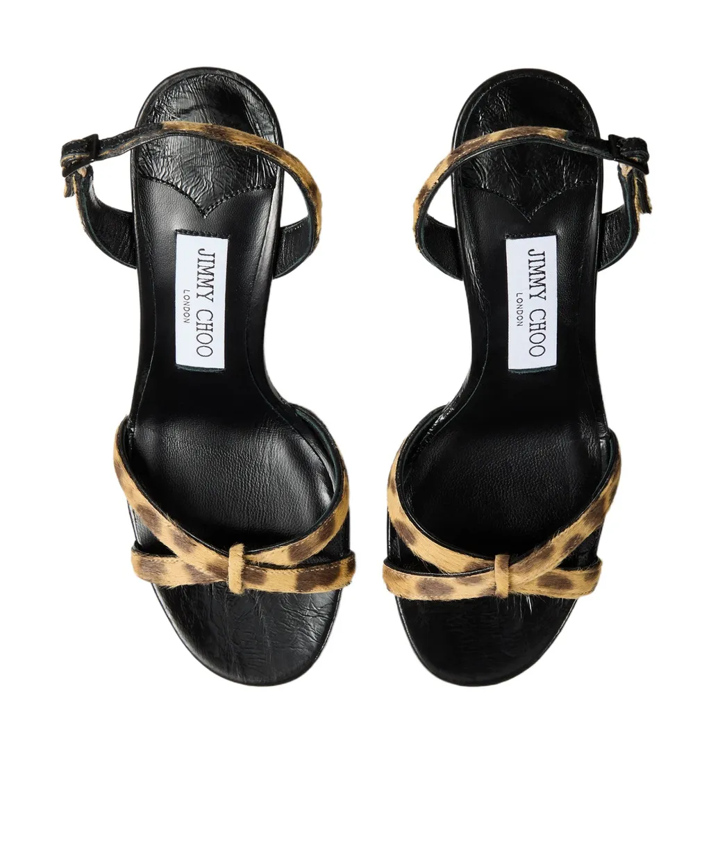 Jimmy Choo Elsy 70 Crossover Slingback Sandals