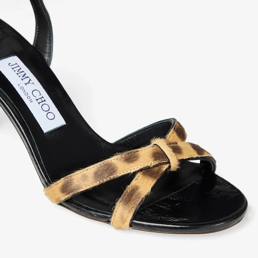 Jimmy Choo Elsy 70 Crossover Slingback Sandals