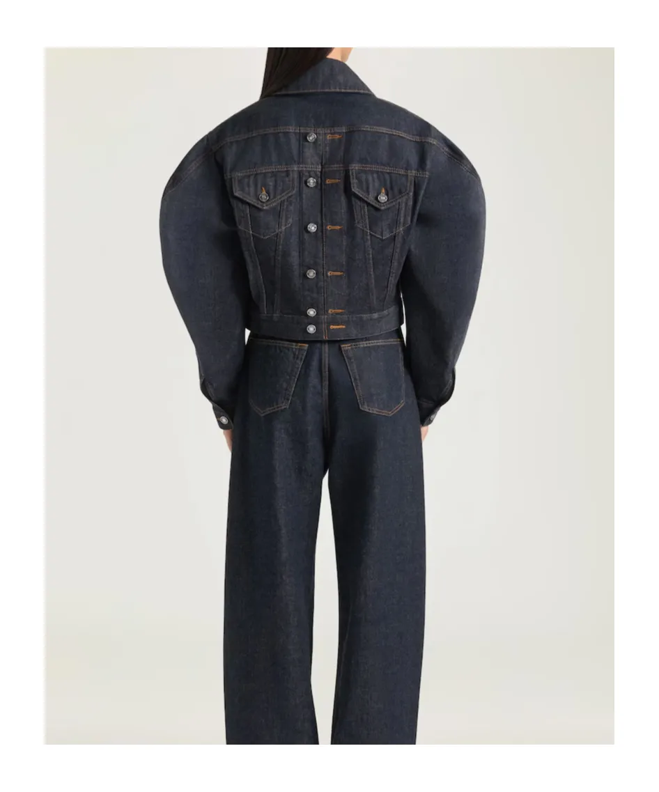Givenchy	Collared Button-Up Denim Jacket