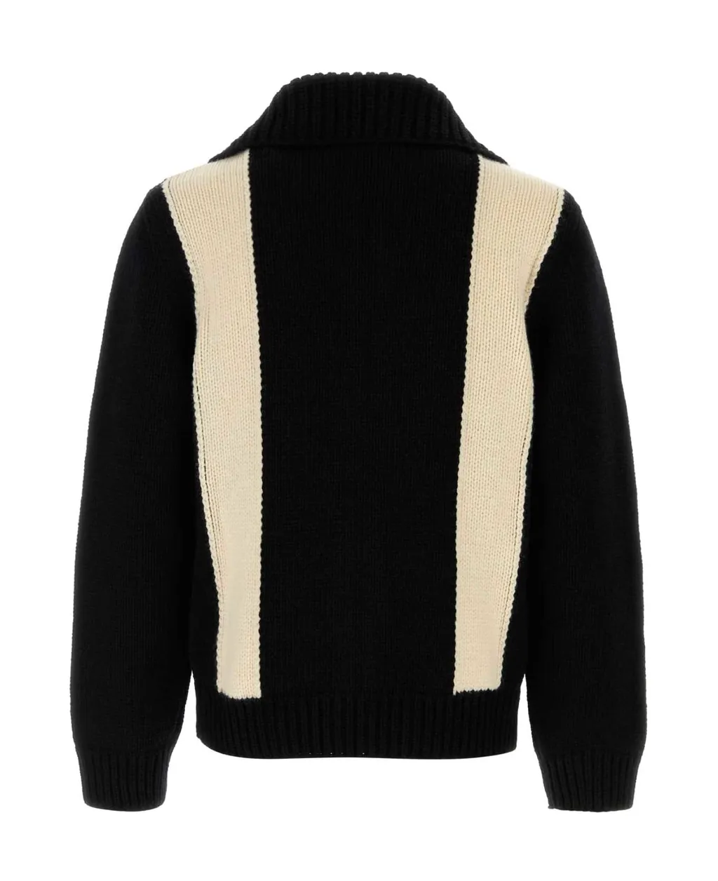 Valentino Two-Toned Zipped Cardigan
