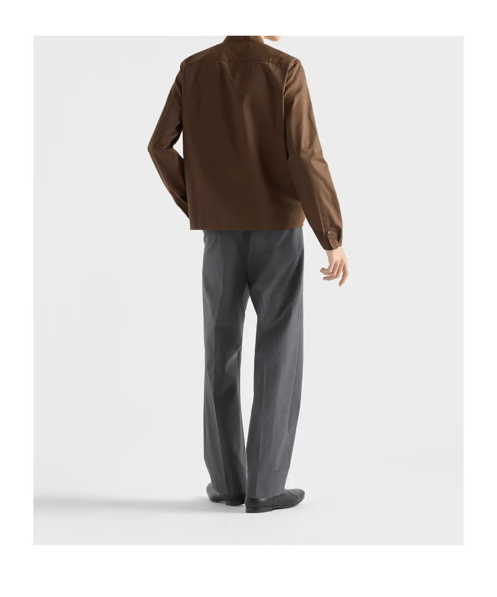 Prada Long-Sleeved Button-Up Shirt