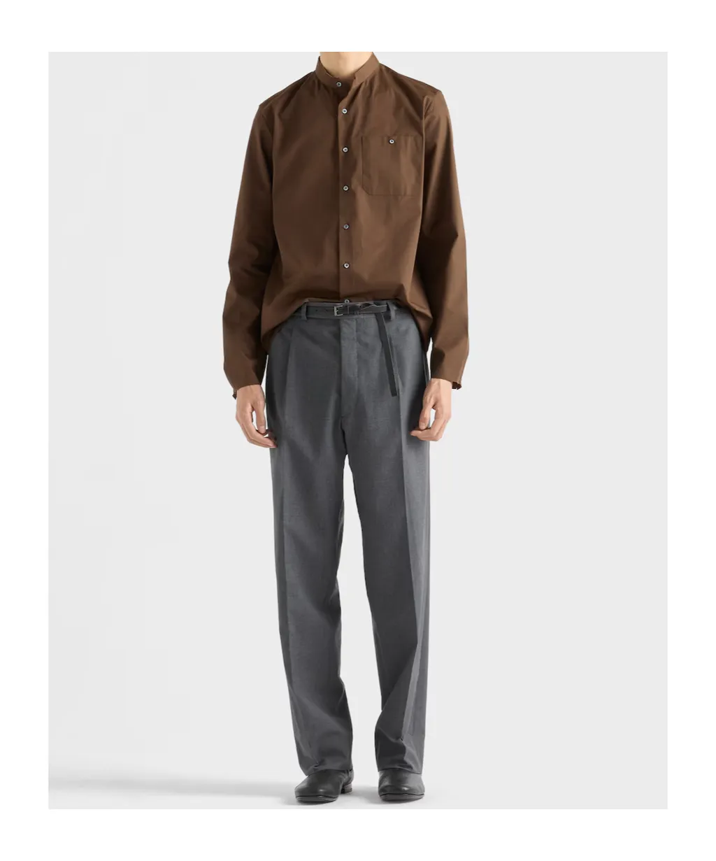 Prada Long-Sleeved Button-Up Shirt