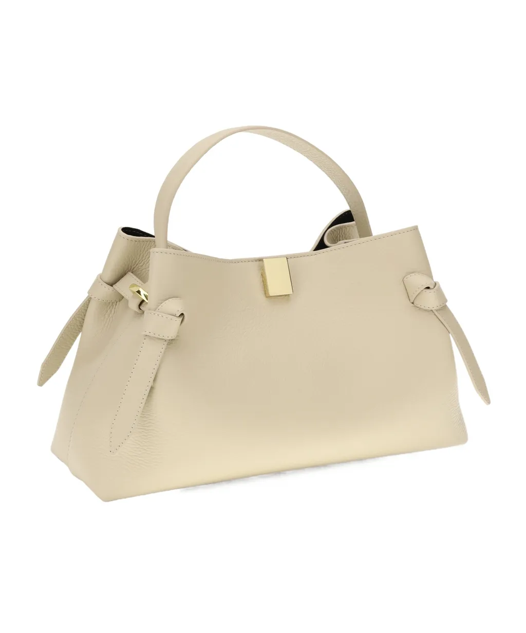 Gyoza Pebble-Leather Tote Bag