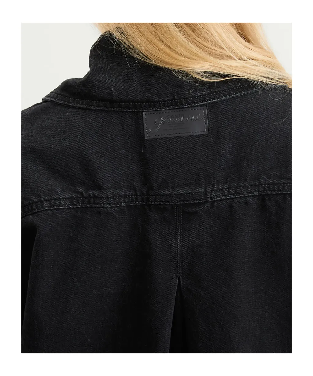 Ganni Long Sleeve Buttoned Denim Jacket