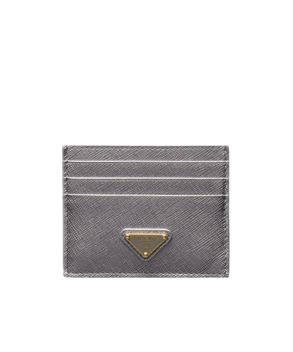 Prada Logo Plaque Card Holder