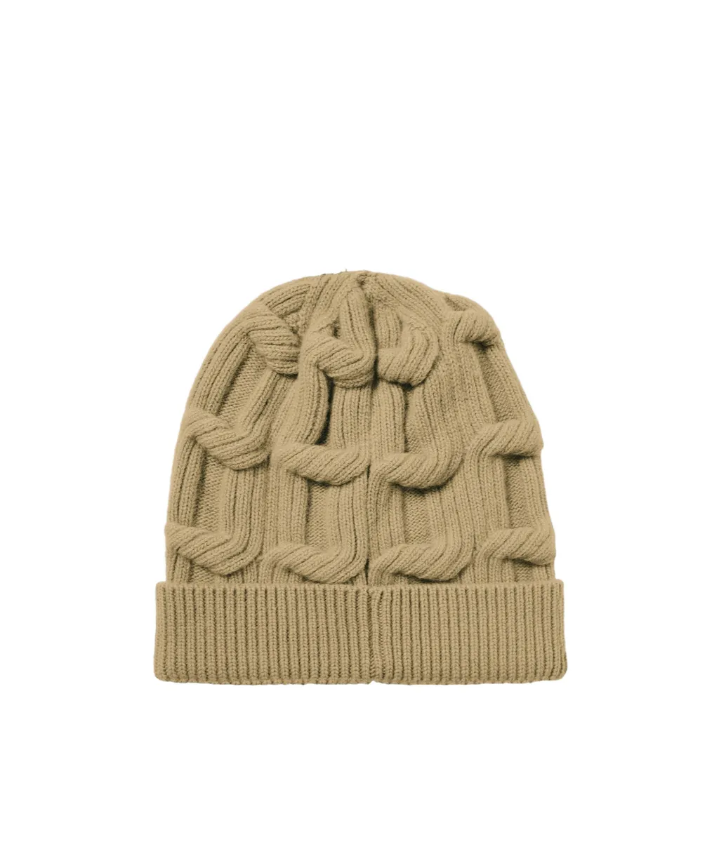Stella Mccartney Falabella Cable-Knit Beanie