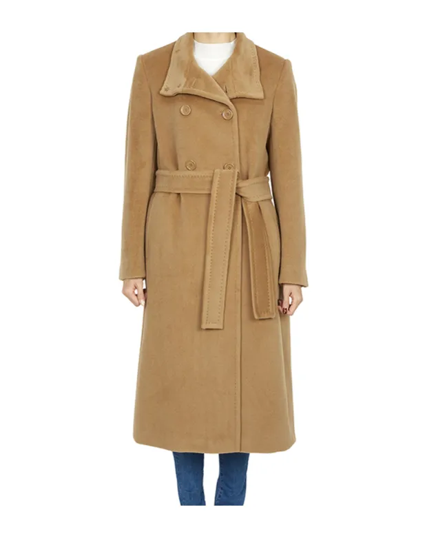 Max Mara Studio Arezzo Double-Breasted Belted Coat