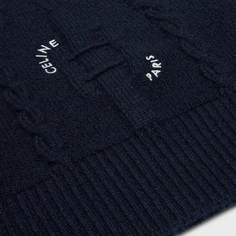 Crewneck Sweater In Chains Cashmere