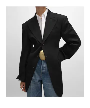 Colonne Jacket In Diagonal Wool