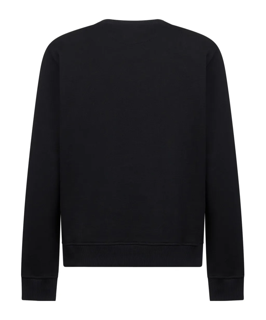 Fendi Ff Dog Jacquard Crewneck Sweatshirt