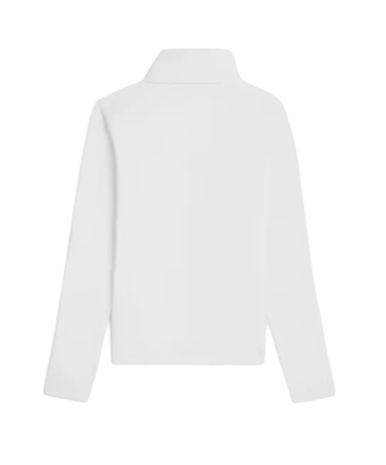 High Neck Top In Athletic Cotton Jersey