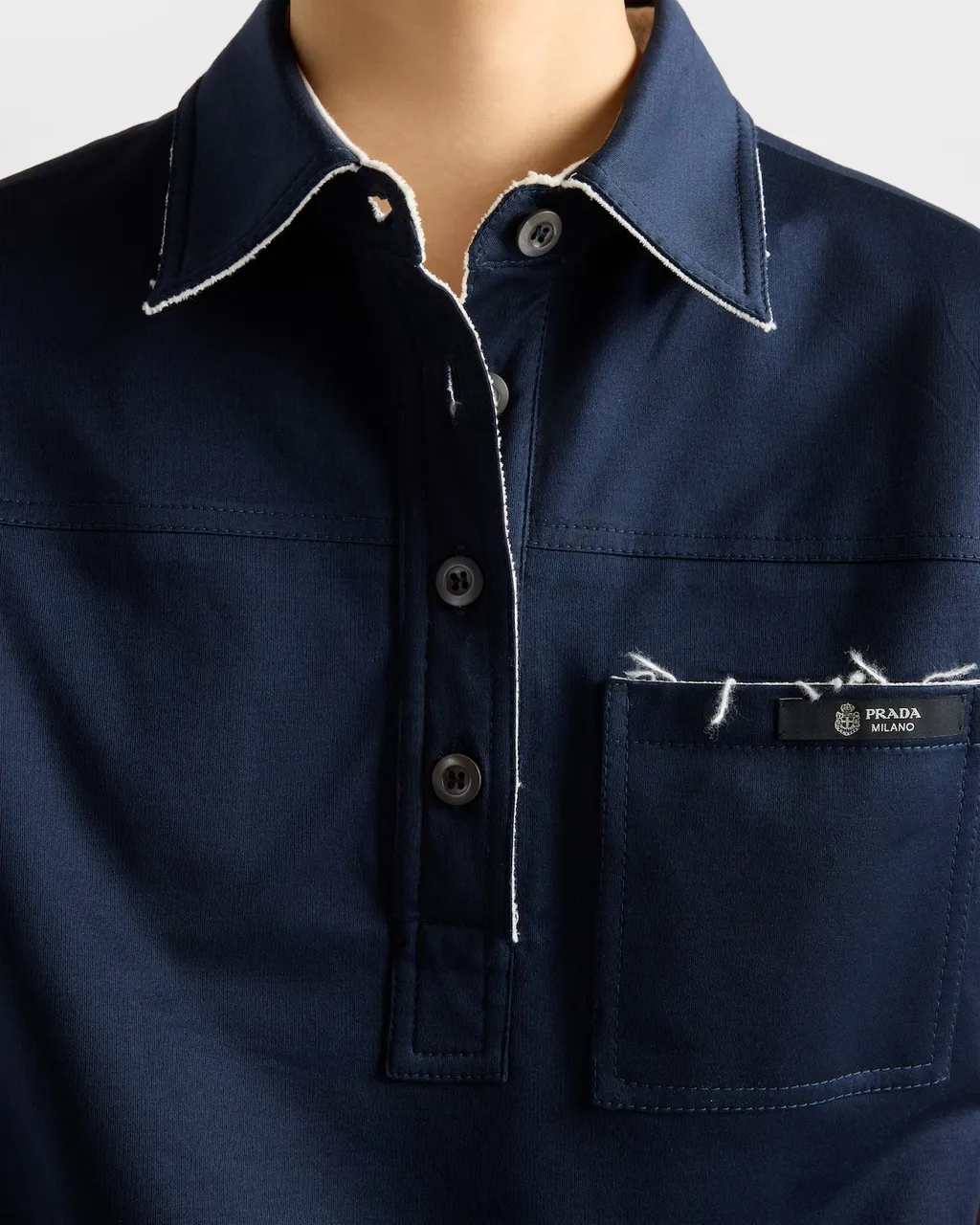 Prada Scotland Short-Sleeved Polo Shirt