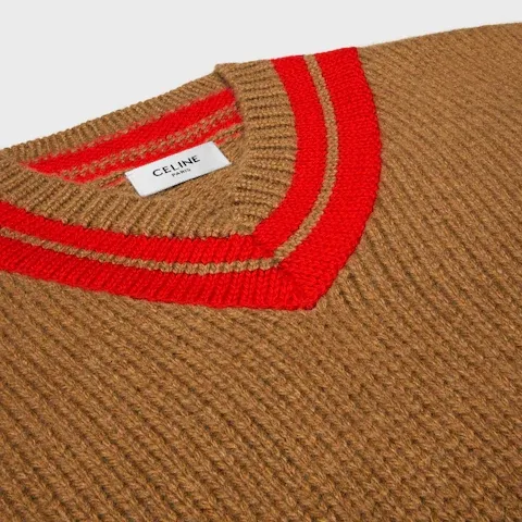 V-Neck Sweater In Cashmere