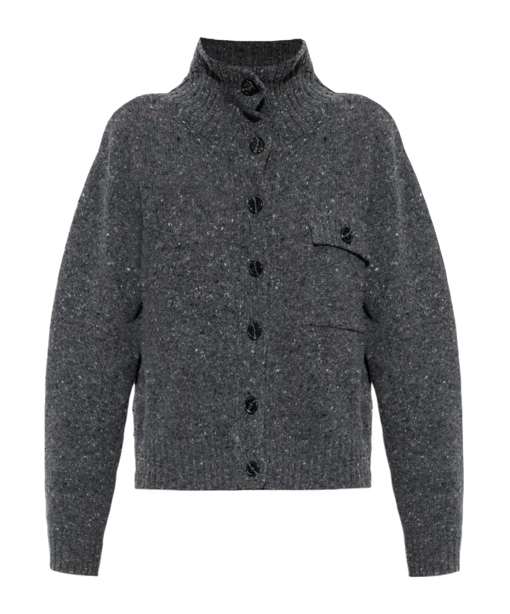 Salois Button-Fastening Cardigan