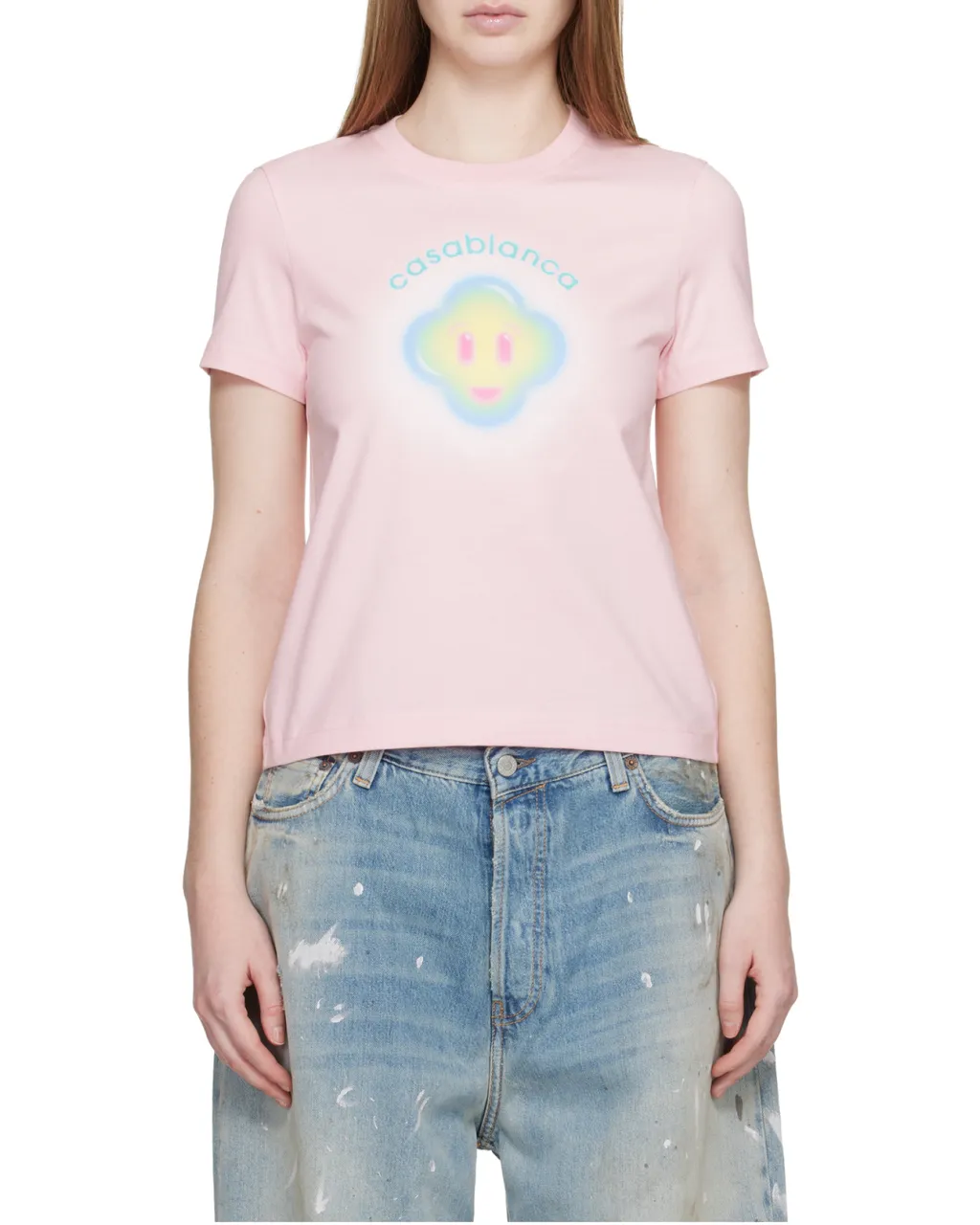 Casablanca Smiley Graphic T-Shirts