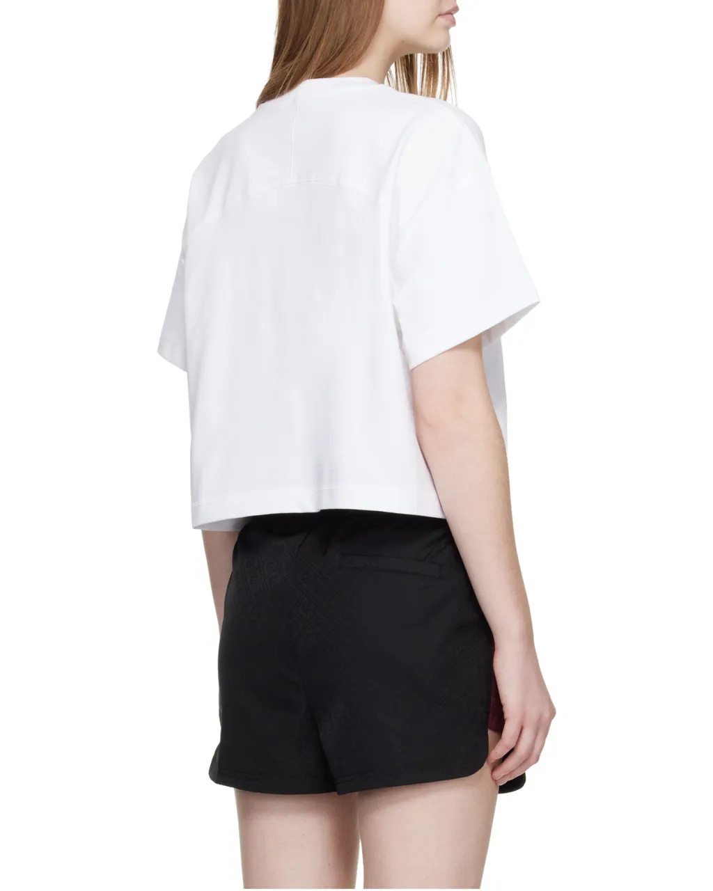 Casablanca Cropped Logo Print T-Shirt