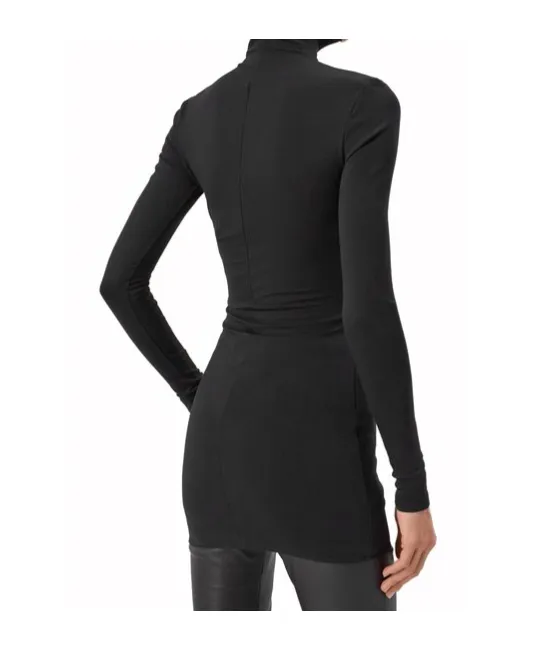 The Attico Stand Up Collar Mini Dress